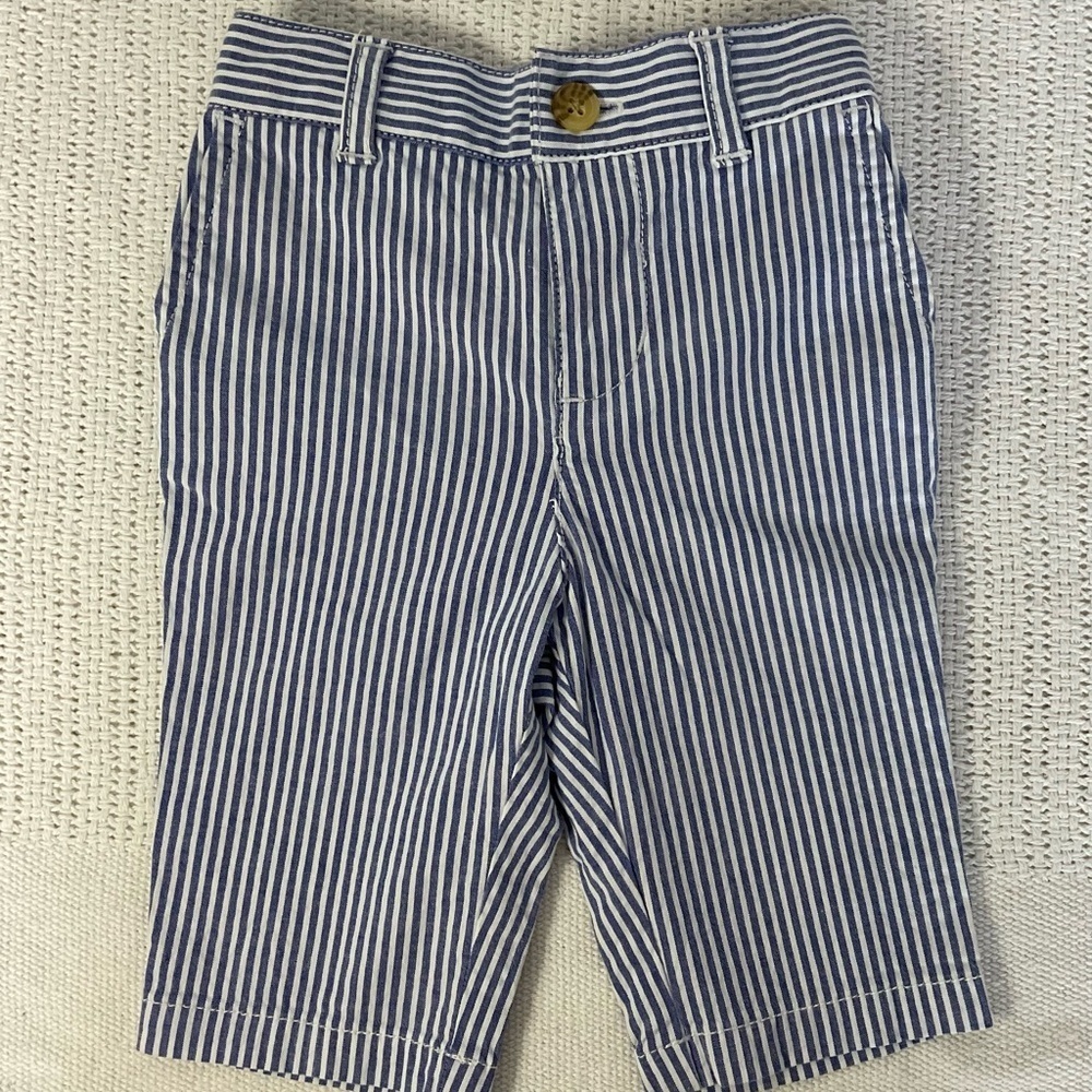 Ralph Lauren Casual Blue and White Striped Bottoms